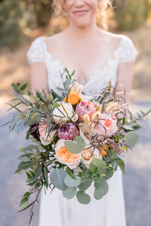 wedding bouquet by Gina’s Floral Enchantment