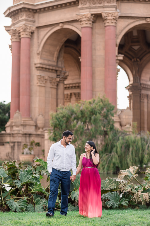 Palace of the Fine Arts engagement photos