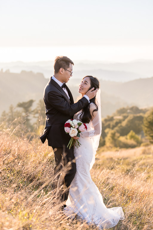 Bay Area mountain pre-wedding photo session