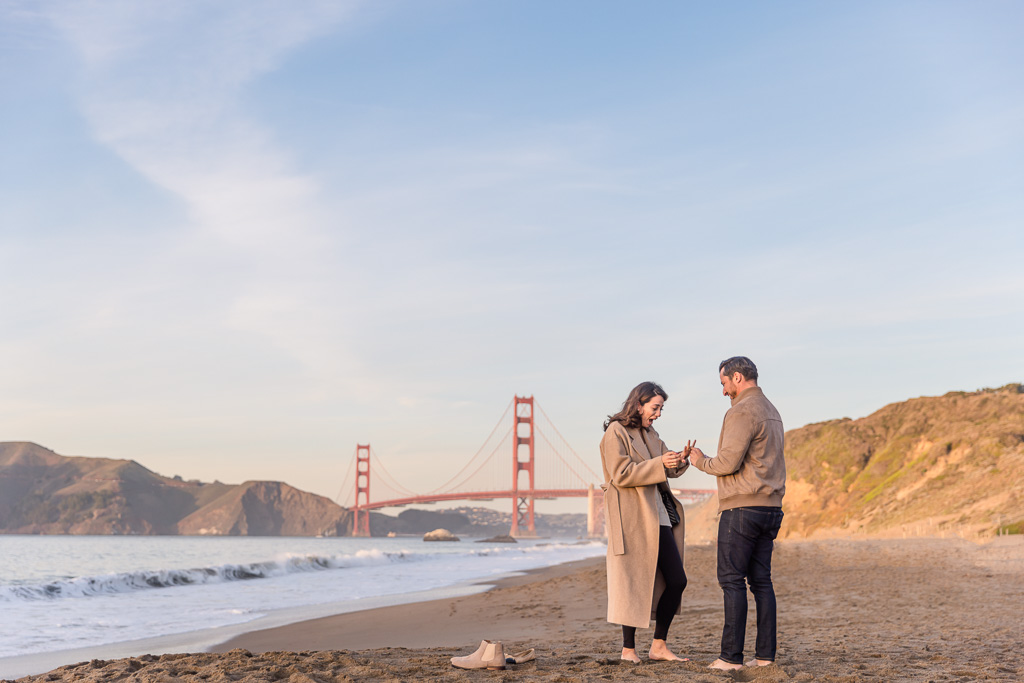 San Francisco hidden proposal photographer