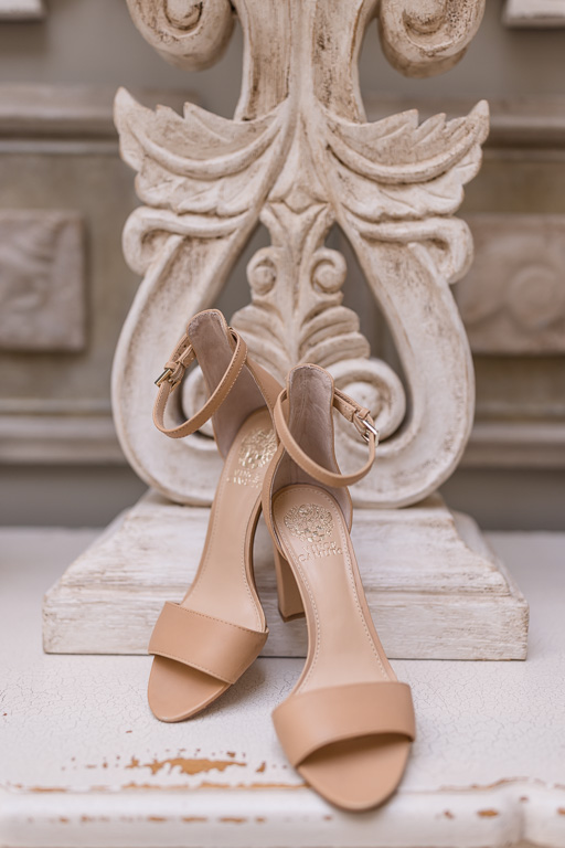 wedding shoes detail shot