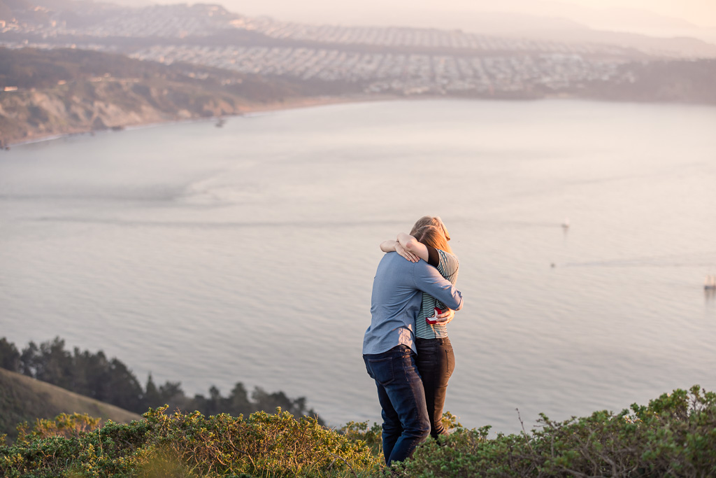 San Francisco ocean view surprise proposal