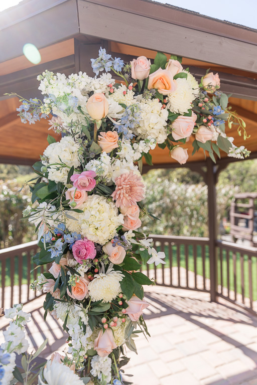 gazebo floral arrangement