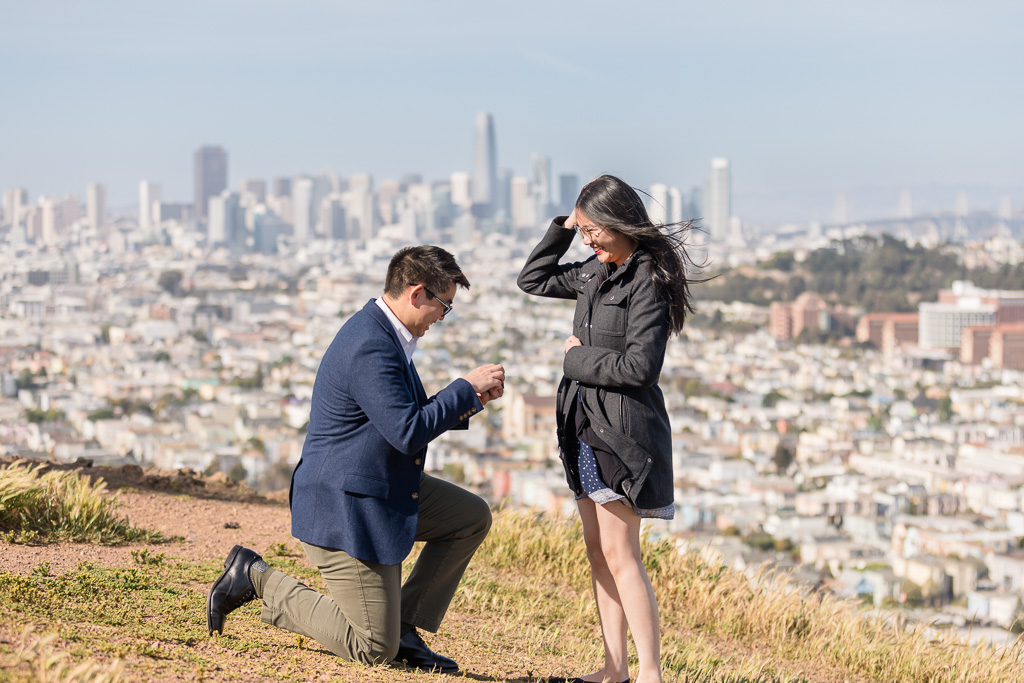Bernal Heights proposal in front of city skyline