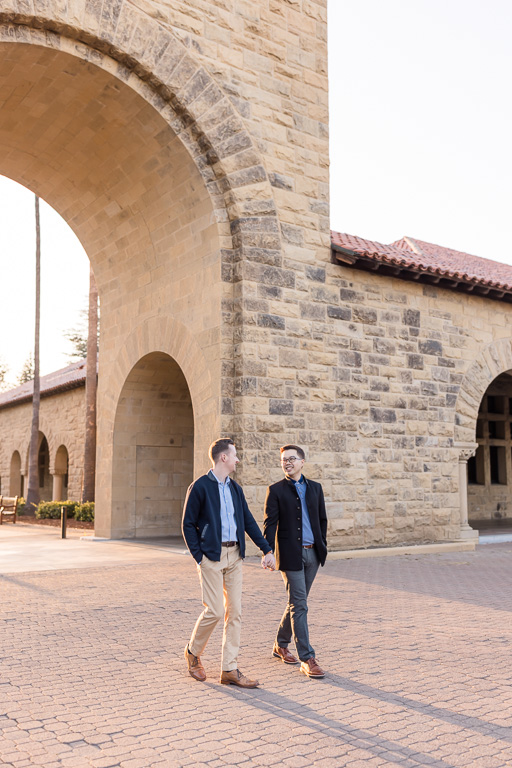 Stanford campus engagement photos