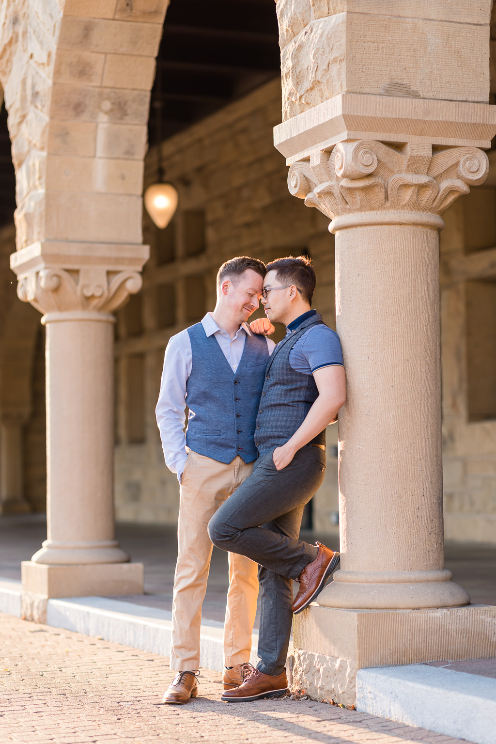 Stanford same sex engagement photos