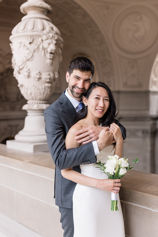 wedding photos at SF City Hall