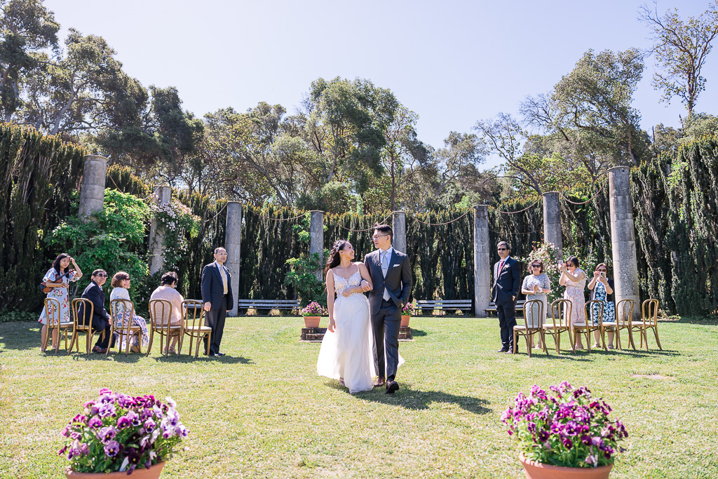 married at Filoli Gardens