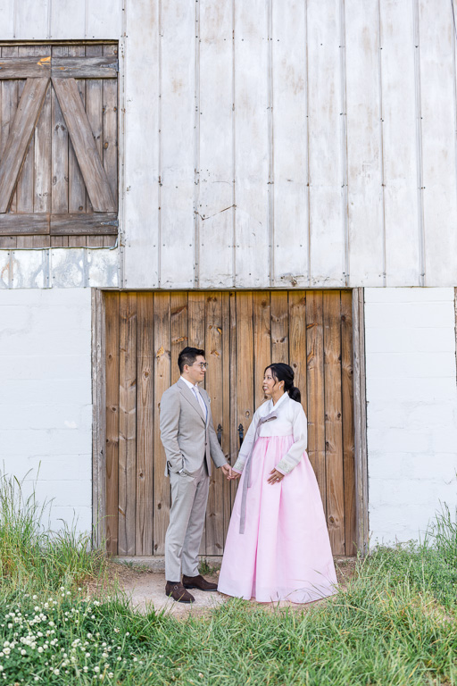 wedding photos in hanbok