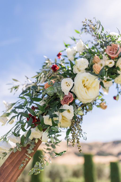 wedding arch floral decor