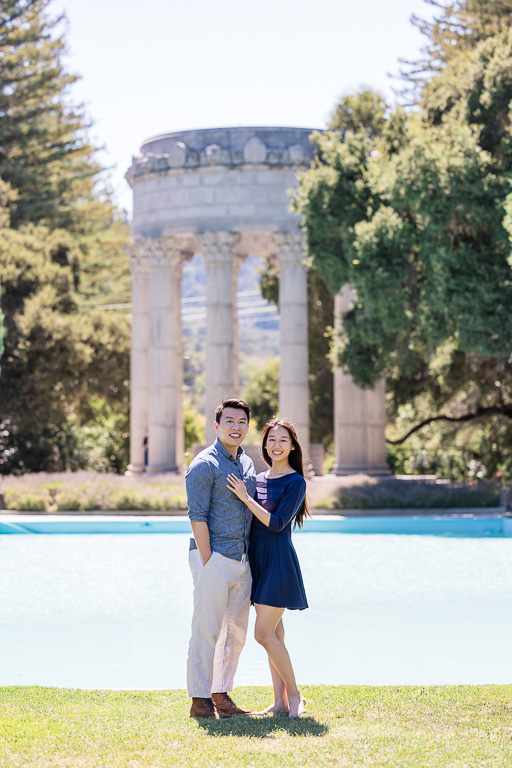 couple at the Pulgas Water Temple
