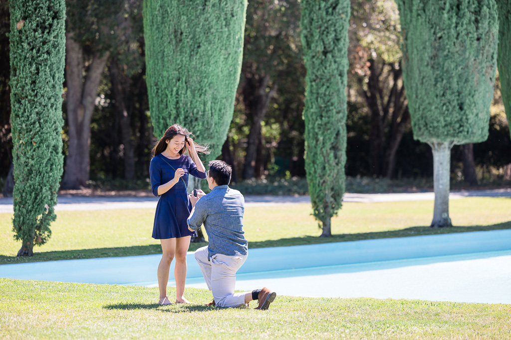Pulgas Water Temple hidden proposal photography