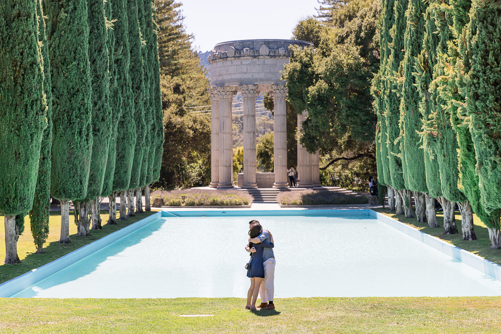 Pulgas Water Temple engagement photos