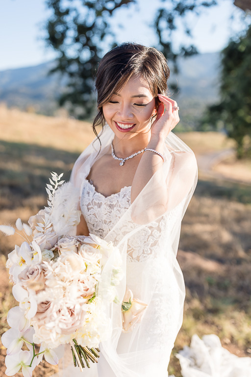Boulder Ridge San Jose bridal portrait