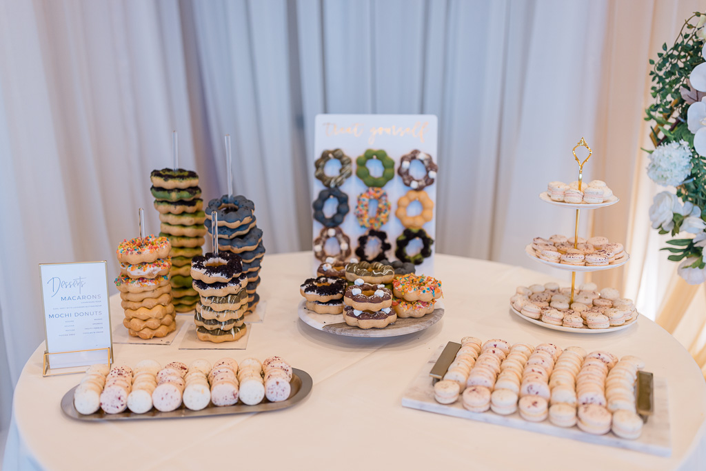 donut and dessert table