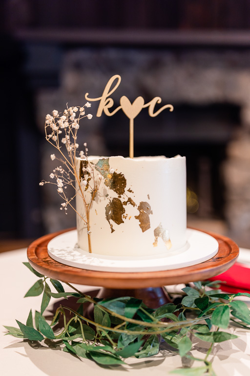 elegant wedding cake by From Flour