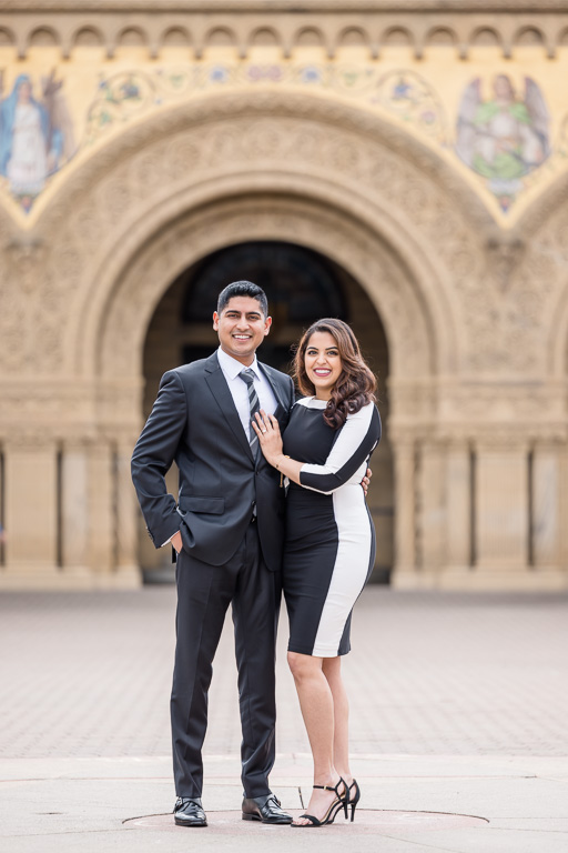 couple portraits at Stanford