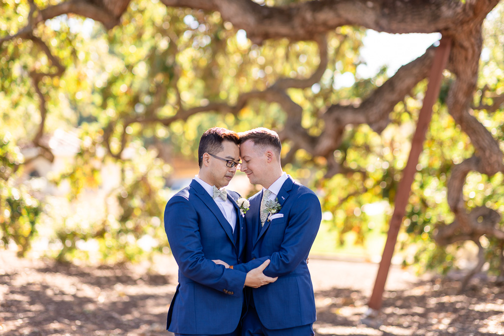 same-sex wedding portrait at The Club at Ruby Hill