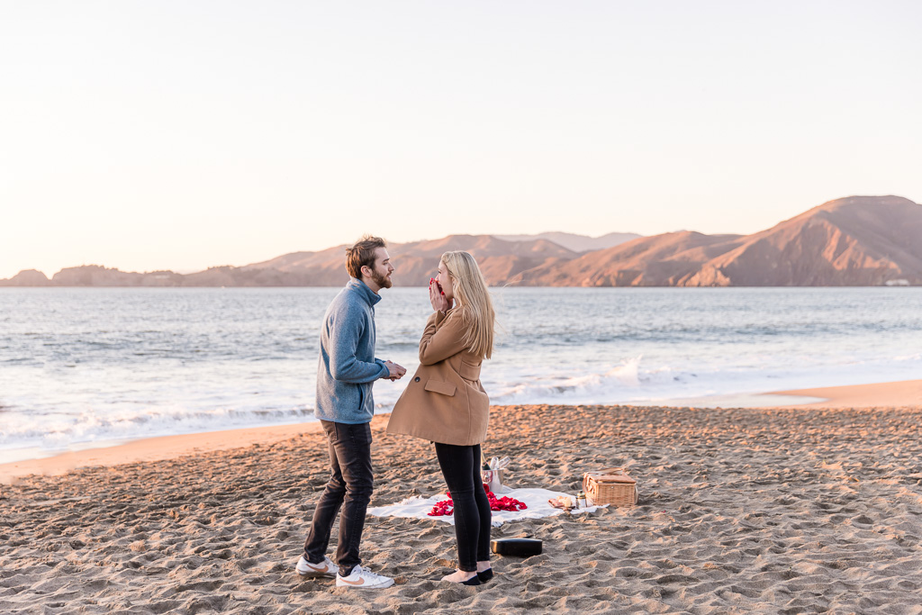 beach engagement proposal