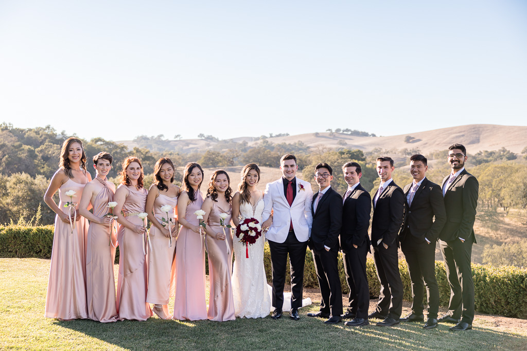Willow Heights bridal party photo