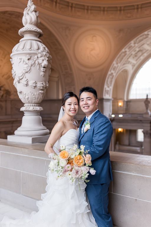 San Francisco City Hall wedding portraits
