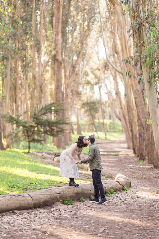 engagement photos at the Wood Line