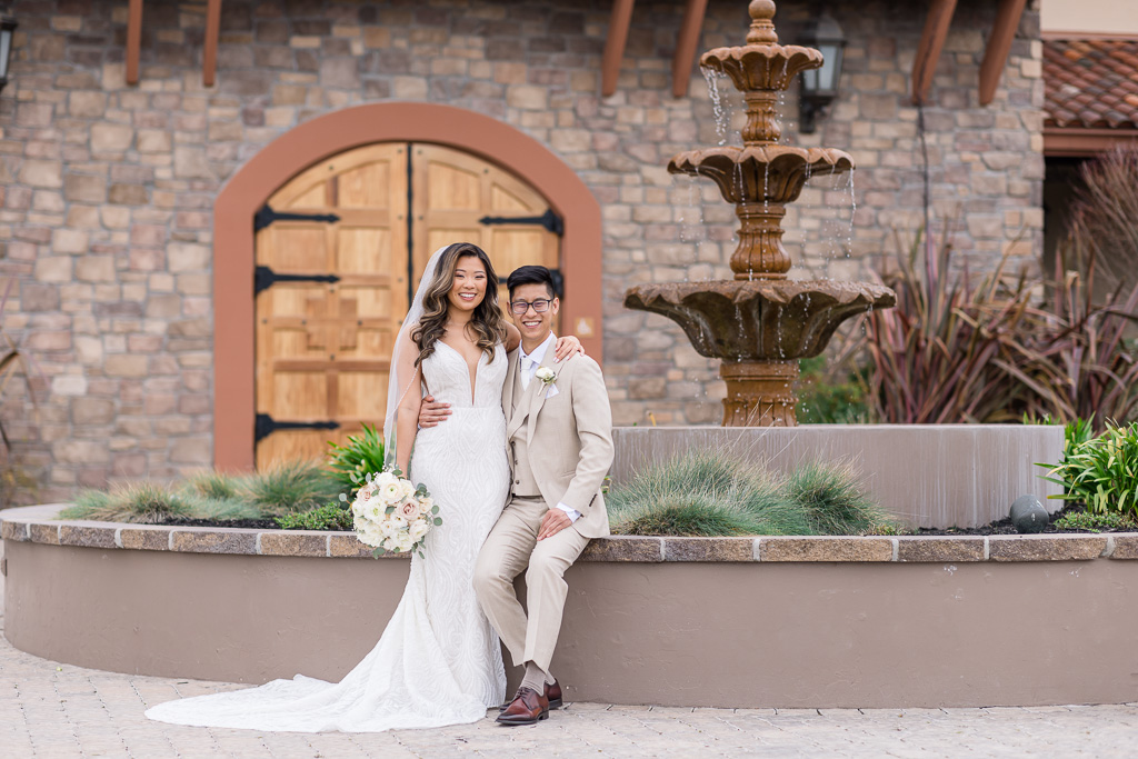 classic and romantic wedding at Casa Real at Ruby Hill Winery
