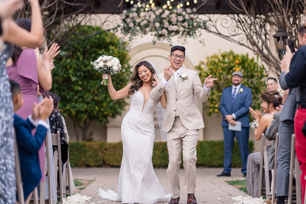 Casa Real at Ruby Hill Winery outdoor courtyard ceremony