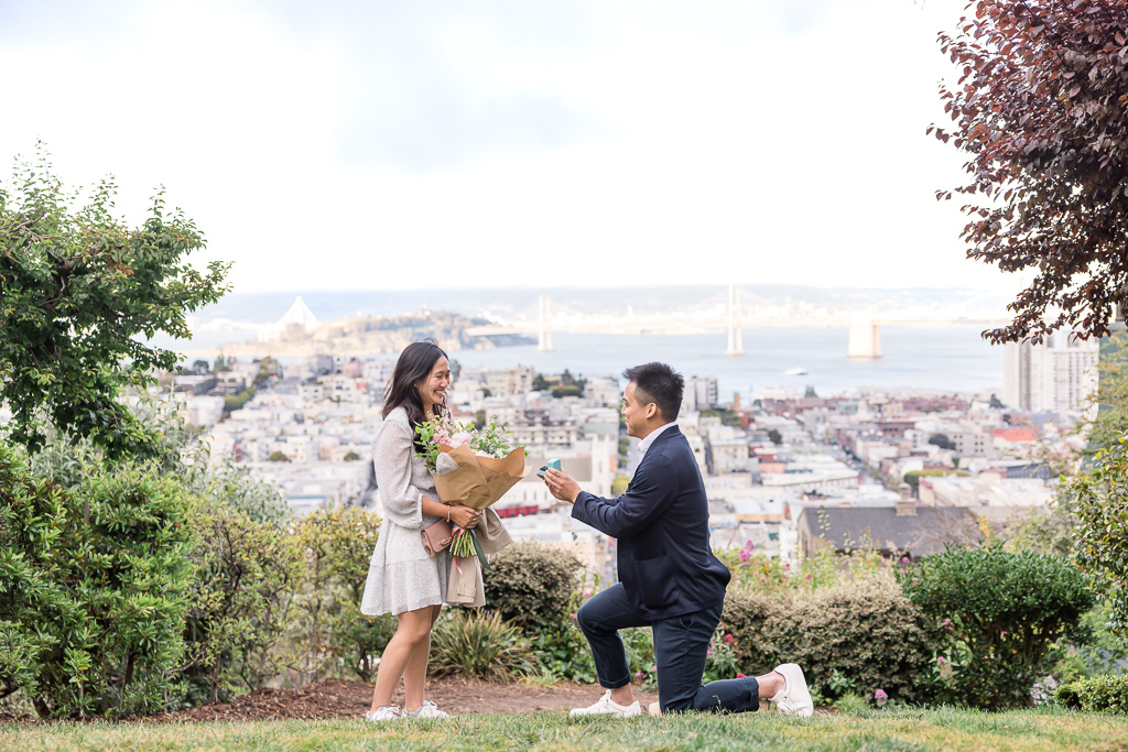 San Francisco Russian Hill surprise proposal