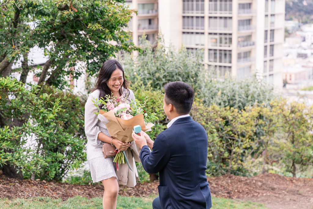 overjoyed surprise proposal reaction