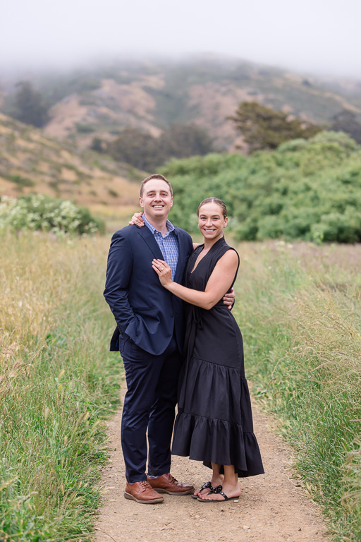 Marin County Tennessee Valley trail engagement photos