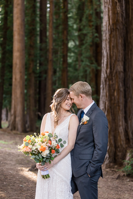 Bay Area redwood forest wedding photos