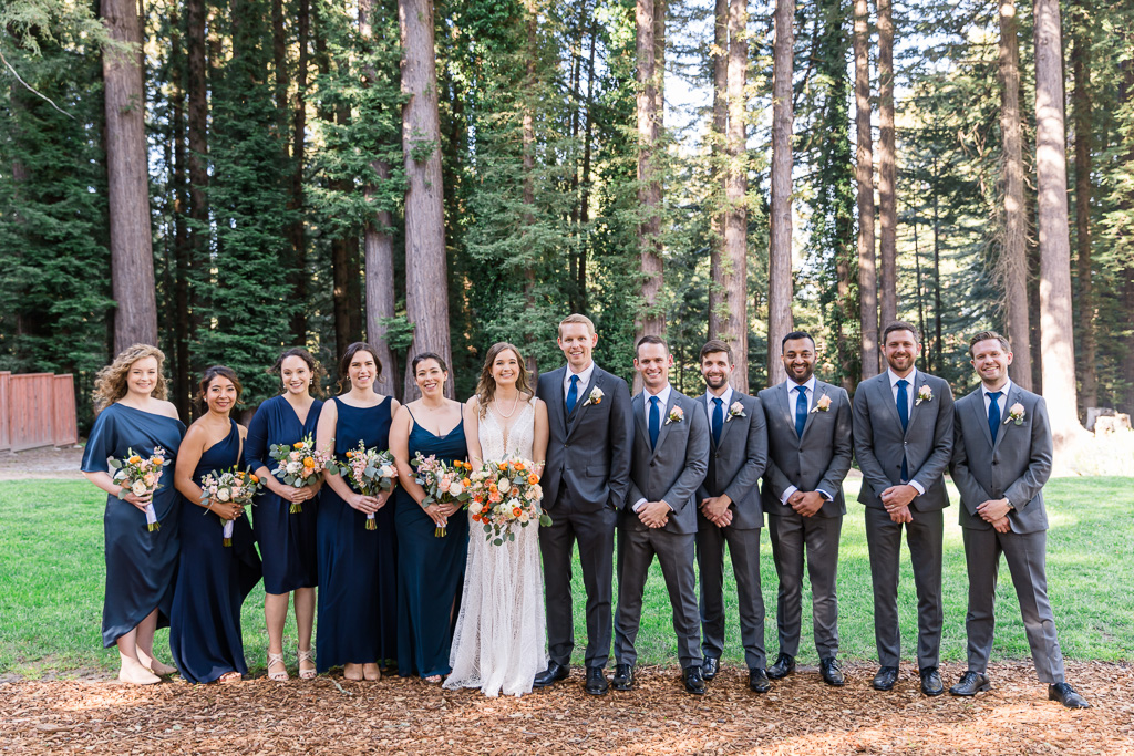 The Mountain Terrace wedding party photo