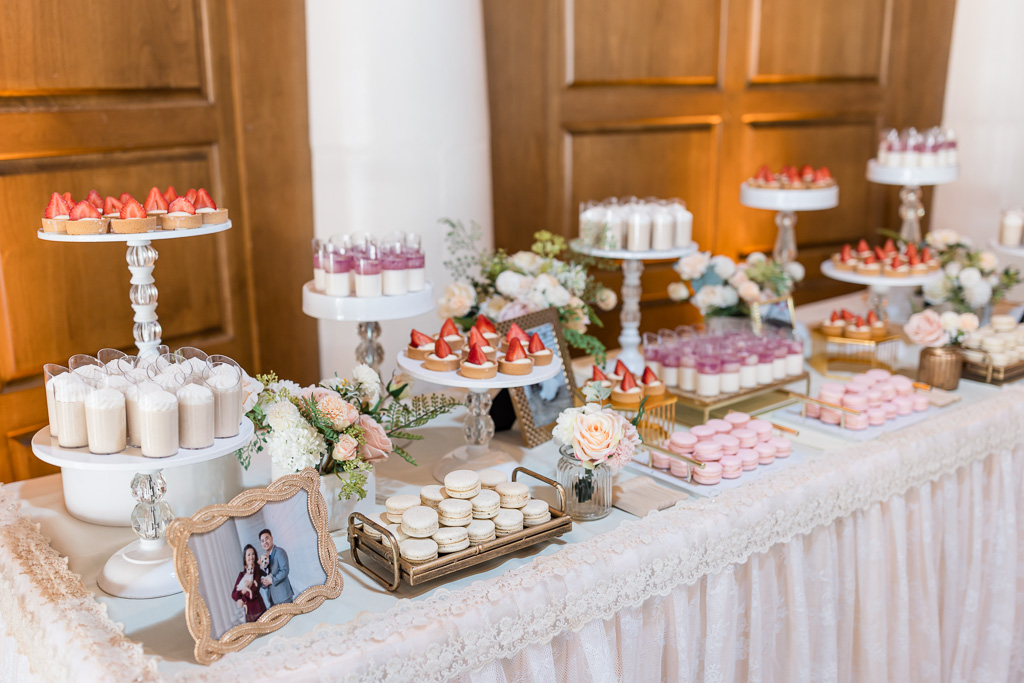 wedding cake and desserts by La Vie Douce Design