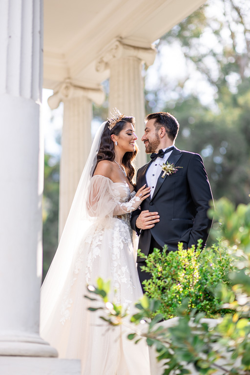 classy and timeless wedding at Montalvo Arts Center