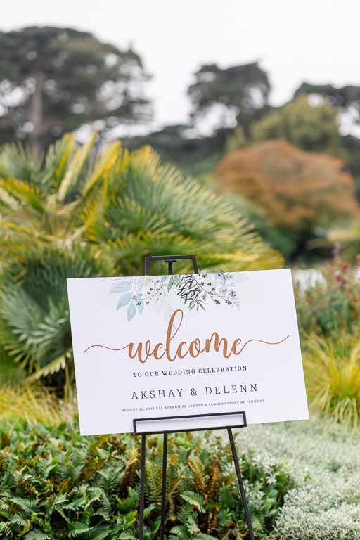 SF Botanical Garden welcome sign