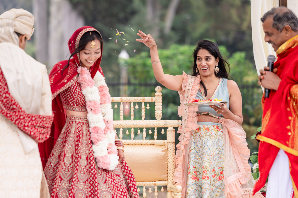 Indian Hindu wedding ceremony at Golden Gate Park