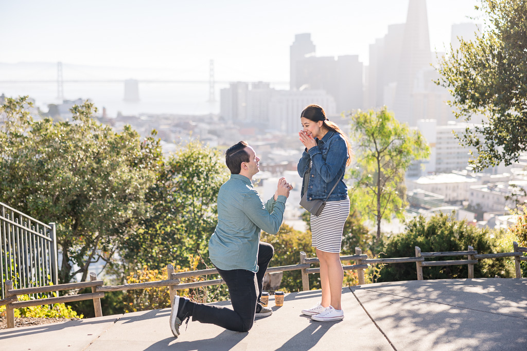San Francisco morning surprise proposal