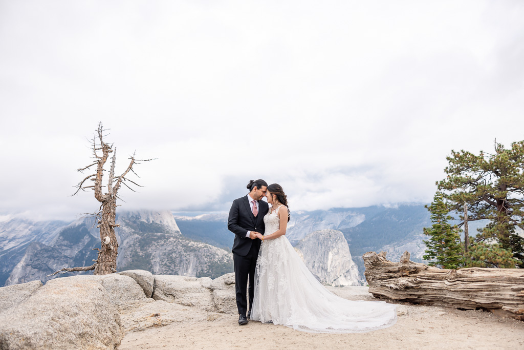 California national park wedding photo