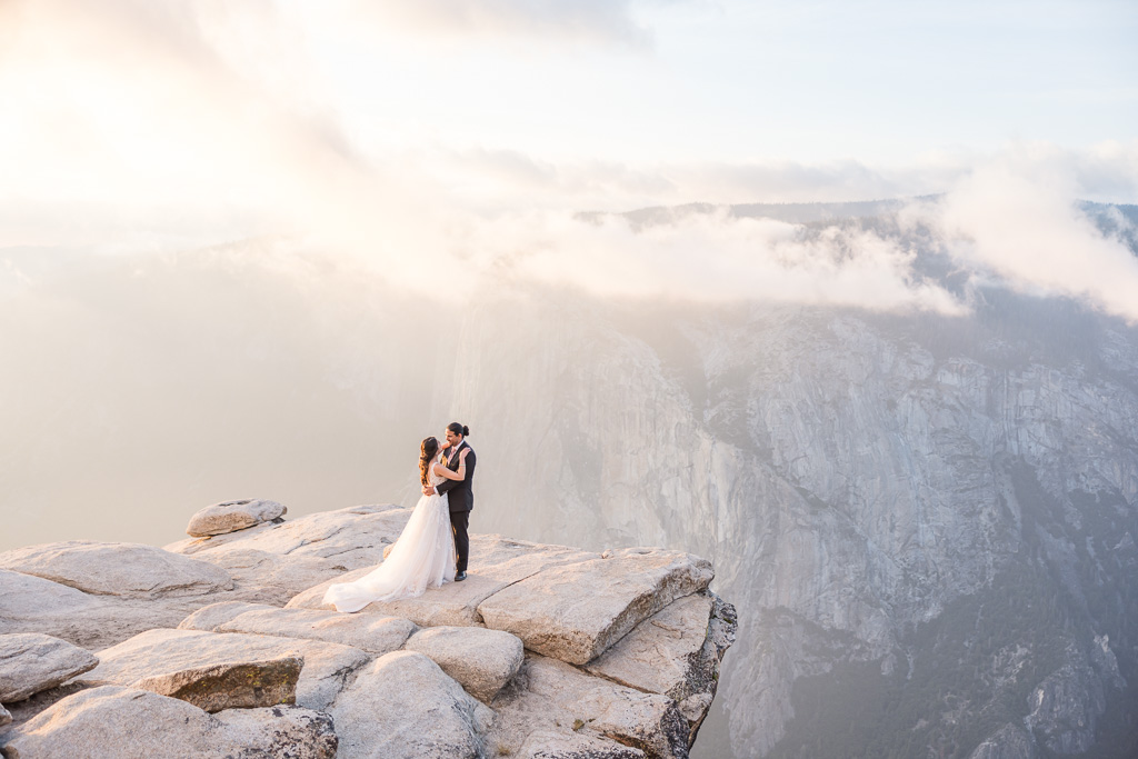 dreamy Yosemite elopement couple portraits