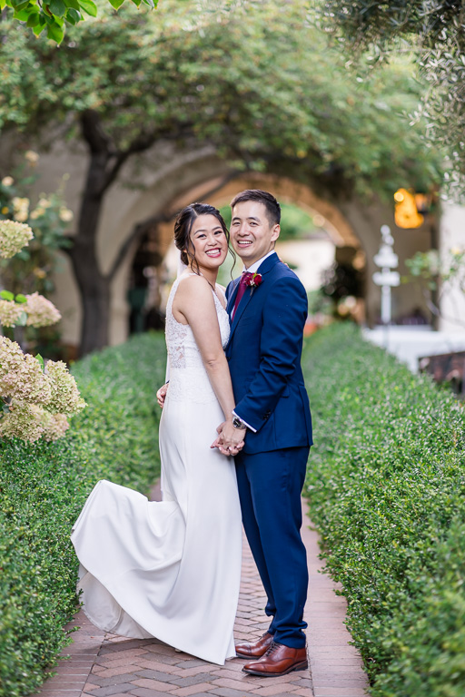 wedding day portraits at Allied Arts Guild