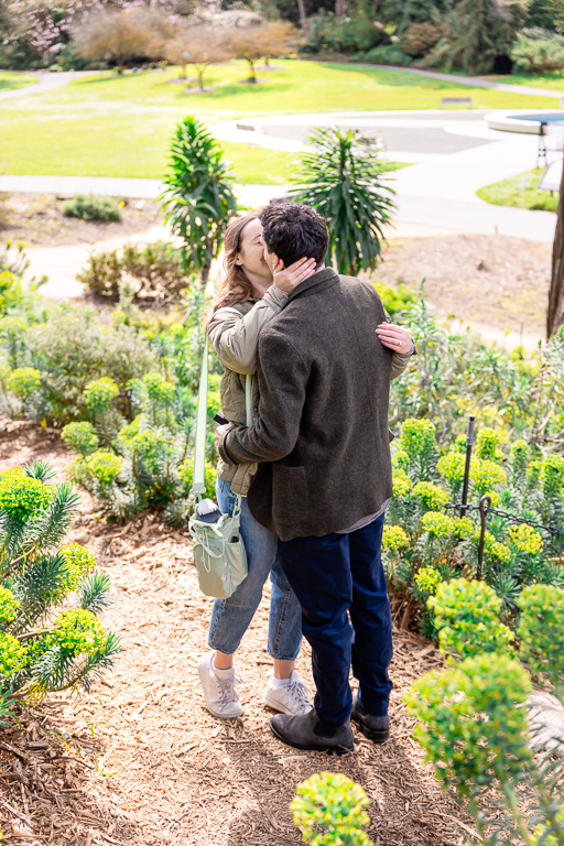 engagement at the San Francisco Botanical Garden