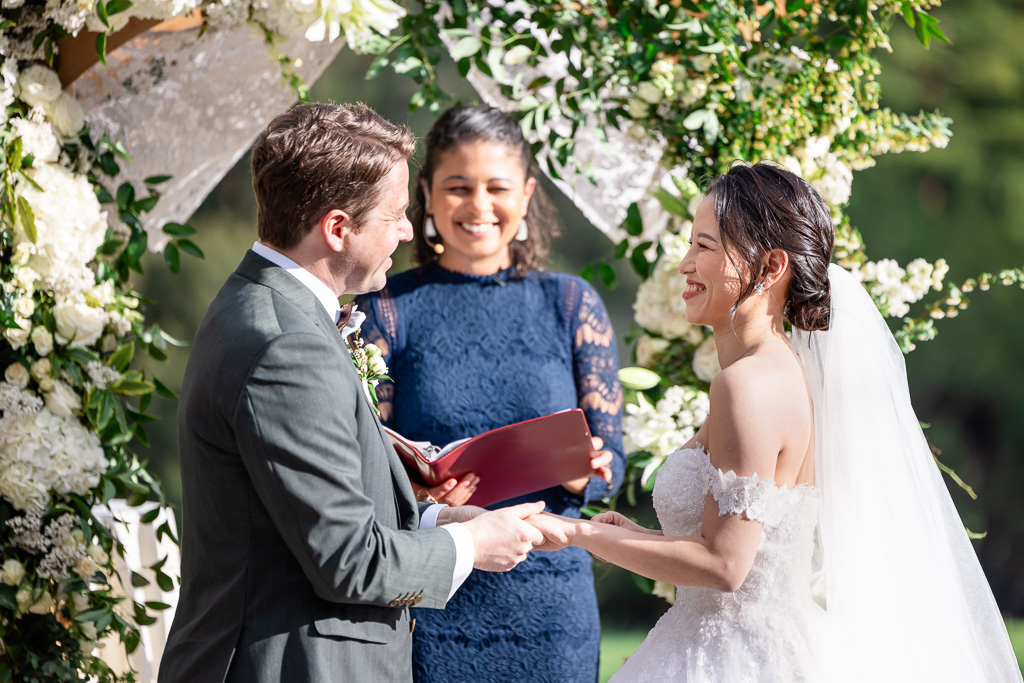 The Brazilian Room wedding ceremony