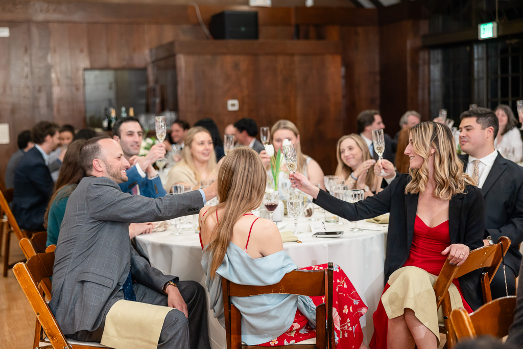 guests at dinner table