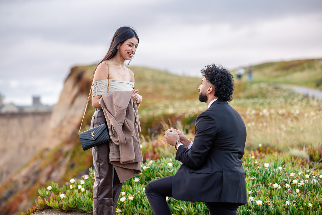 marriage proposal at HMB Ritz-Carlton