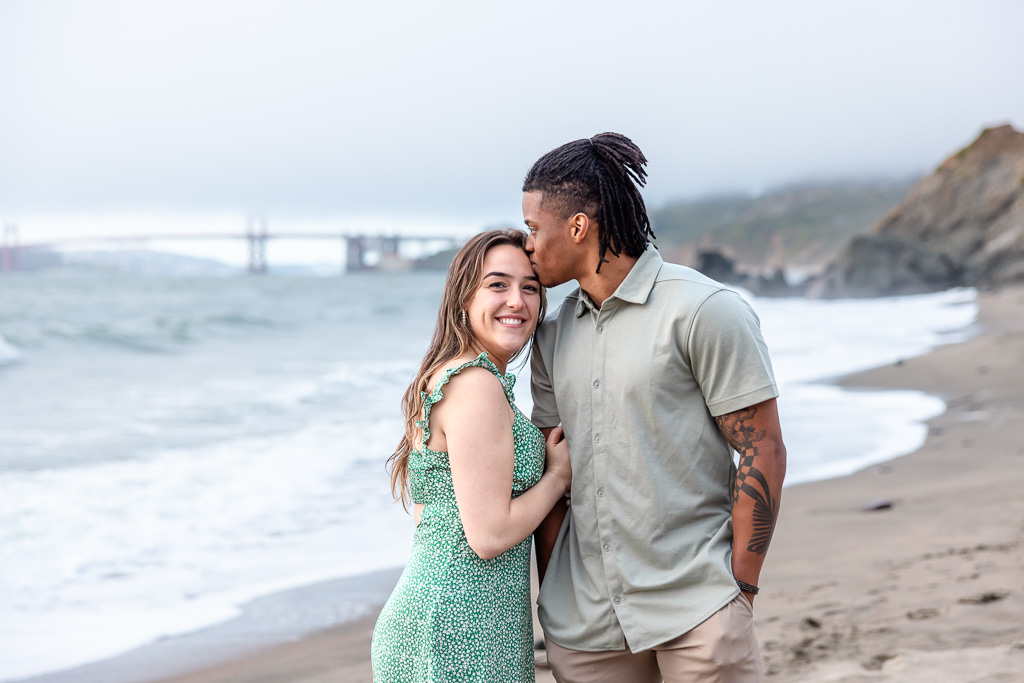 engagement photos at China Beach