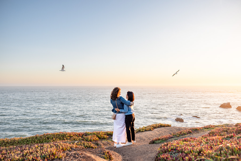 Rodeo Beach engagement photos