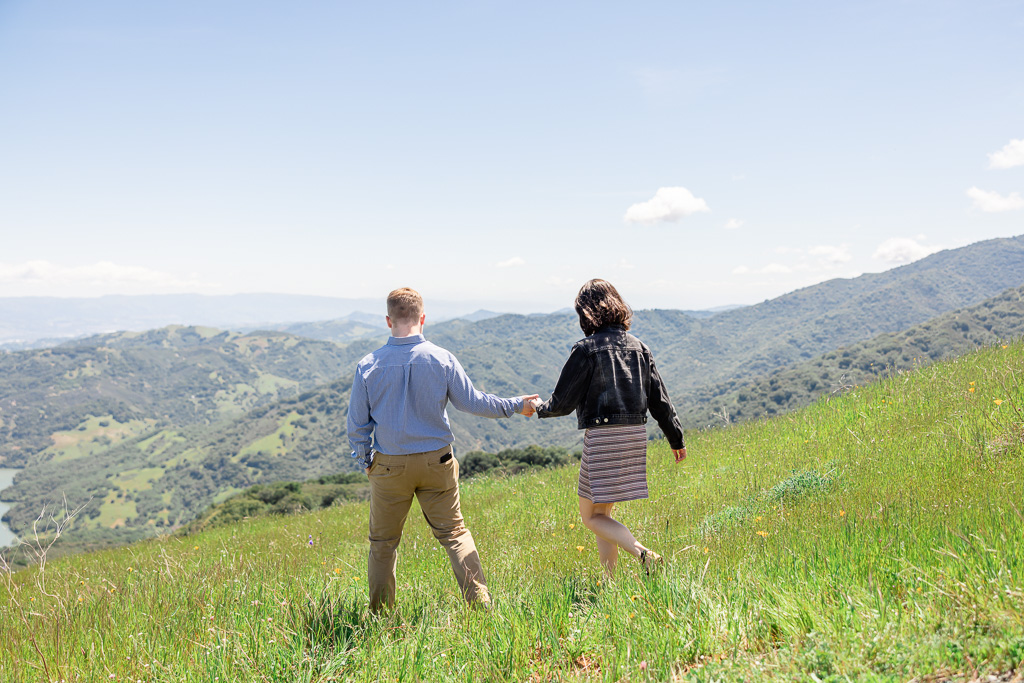 walking holding hands