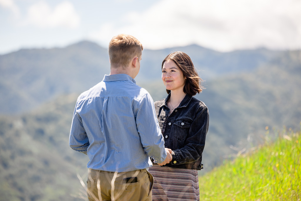 San Jose Mount Umunhum surprise engagement