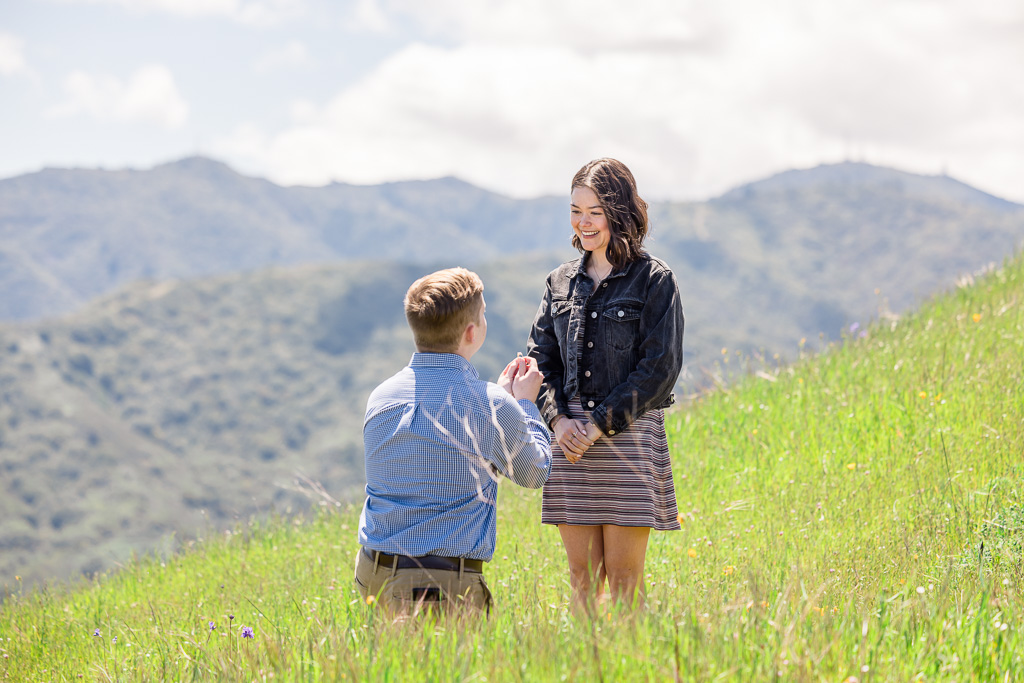 Mount Umunhum Trailhead surprise proposal